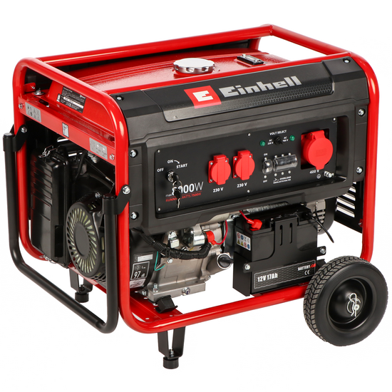 Einhell TC-PG 8000 - Groupe &eacute;lectrog&egrave;ne &agrave; essence - AVR - 8,0 kW - Courant continu 7,5 kW triphas&eacute;
