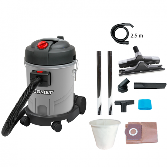 Comet CVP 120 P - Aspirateur bidon multifonctions - 20 L - Solides et liquides - 1400W