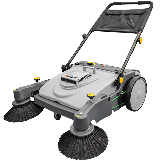 Comet CSW 950 MF - Balayeuse manuelle &agrave; pouss&eacute;e avec bac de ramassage