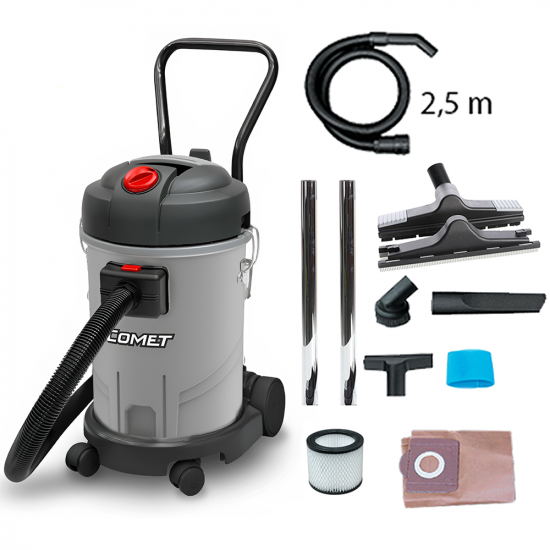 Comet CVP 130 P - Aspirateur bidon Multifonctions - 30 L - Poussières et liquides - 1400W