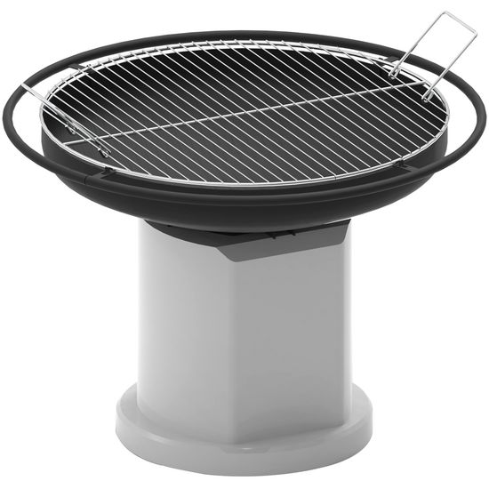 Palazzetti Efesto 60 - Barbecue &agrave; bois et &agrave; charbon en ma&ccedil;onnerie
