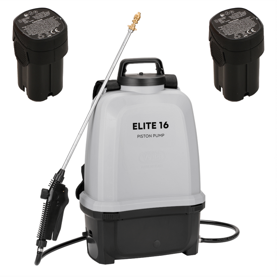 Volpi ELITE 16 - Pompe de pulvérisation à dos à batterie - 2X 14.4V 2Ah - 8 bar