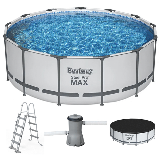 Bestway Steel Pro max 5618W - &Oslash;396x122 cm - Piscine ronde