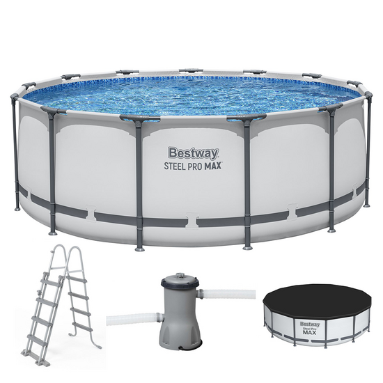 Bestway Steel Pro max 5618W - &Oslash;396x122 cm - Piscine ronde