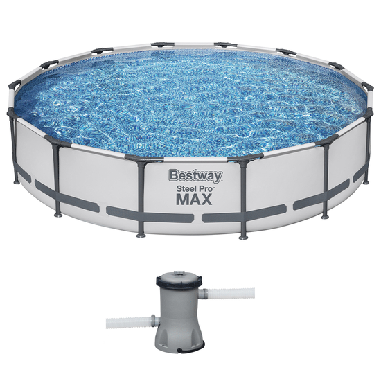 Bestway Steel Pro max 56595 - &Oslash;427x84 cm - Piscine ronde
