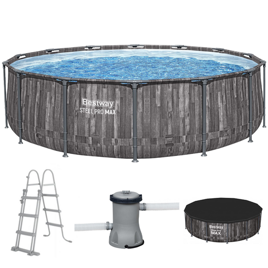 Bestway Steel Pro max 5614Z - &Oslash;427x107 cm - Piscine ronde