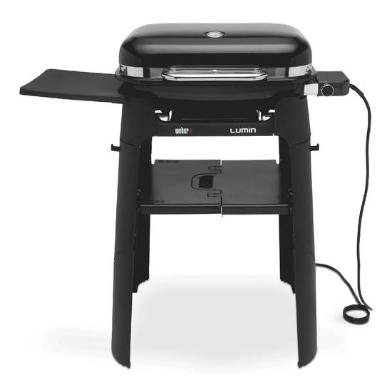 Weber Lumin Black - Barbecue &eacute;lectrique portable