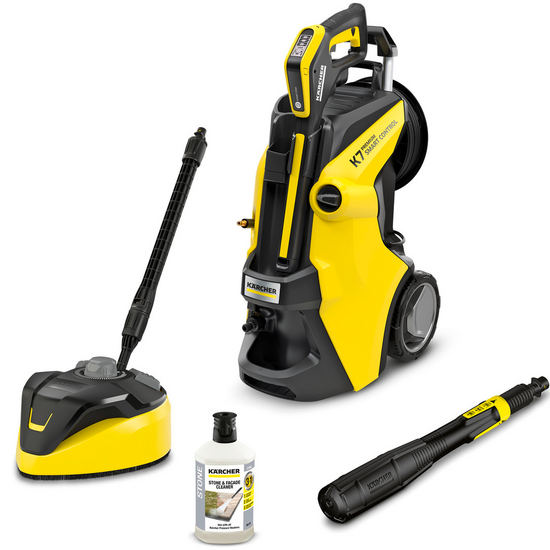 Karcher K7 Premium Smart Control Flex Home - Nettoyeur haute pression avec laveur de sols T7 - 180 bar - avec Bluetooth et Application Home &amp; Garden