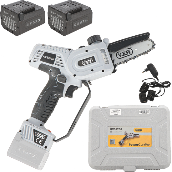 Volpi KVS5700 - Élagueuse à batterie manuelle - 2x21.6V 2.5Ah