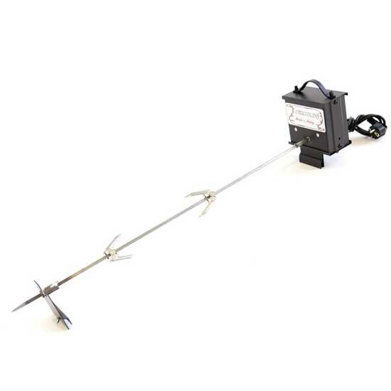 Tournebroche &eacute;lectrique pour barbecues Cruccolini GA15
