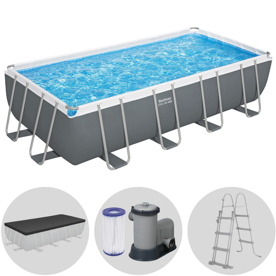 Bestway Steel Pro Max 56465 - 549x274x122 cm - Piscine hors-sol pour 7-8 personnes