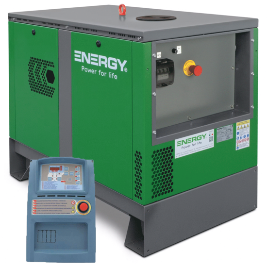 Générateur de courant Energy EY-12.5TDE-SA AVR - 9 kW triphasé diesel ATS