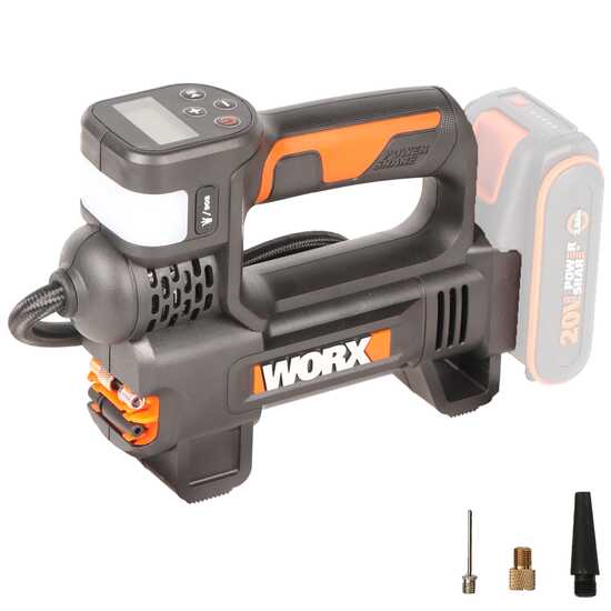 Worx WX092.9 - Compresseur &eacute;lectrique &agrave; batterie - SANS BATTERIE NI CHARGEUR