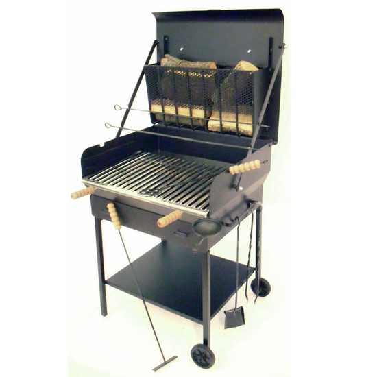 Cruccolini Gran Ristoro - Barbecue &agrave; bois et charbon en fer artisanal