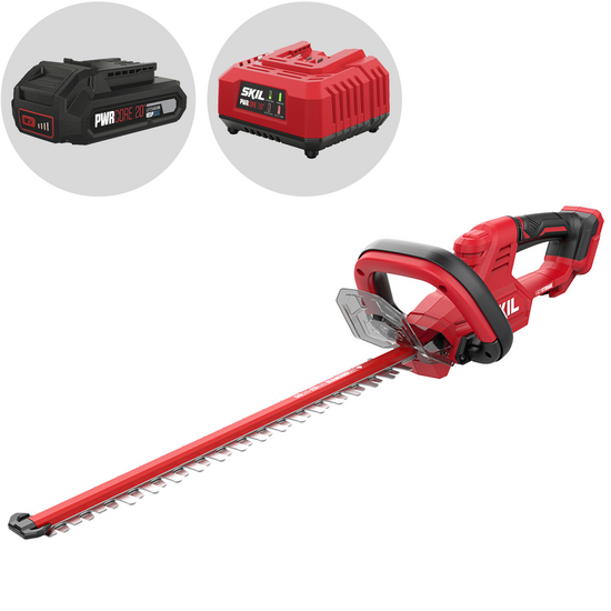 Skil 0440 CA - Taille-haie &agrave; batterie - Lame de 55 cm - 20 V 2,5 Ah