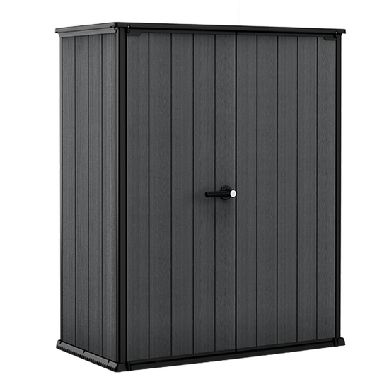 Keter Cortina Alto - Armoire de jardin &agrave; outils - 140 x 73,6 x 170,4 cm