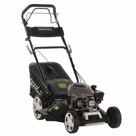 Blackstone Essentials ESP 460-180 - Tondeuse &agrave; gazon thermique tract&eacute;e - 4 en 1 -  Moteur thermique de 180 cc
