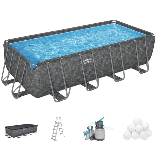 Bestway APX 365 561KA - 549 x 274 x 132 cm - Piscine hors-sol pour 7-8 personnes