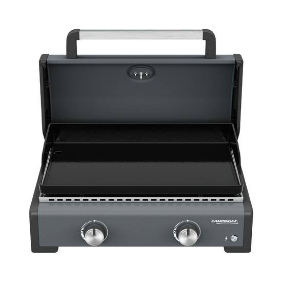 Campingaz Sigma 2 Cook - Plancha &agrave; gaz portable avec couvercle