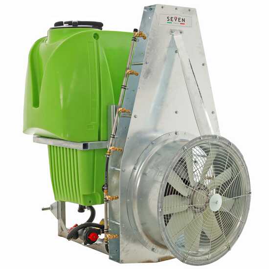 Seven Italy 600 - Atomiseur agricole port&eacute; &agrave; tour pour pulv&eacute;risation - Capacit&eacute; 600 L - Pompe APS 71