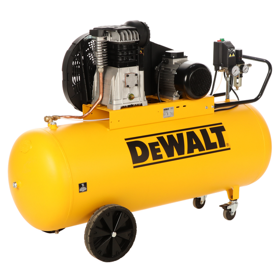DeWalt DXCMB3T201HE - Compresseur d'air &eacute;lectrique triphas&eacute; par courroie - Moteur 3 CV &ndash; 200 L