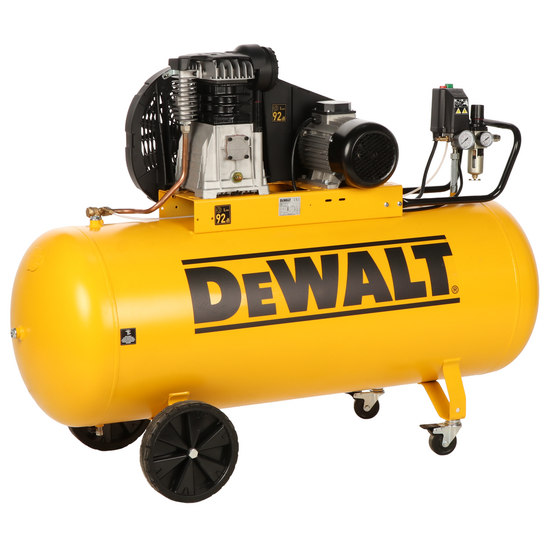 DeWalt DXCMB4T200HE - Compresseur d'air électrique triphasé par courroie - Moteur 4 CV – 200 L