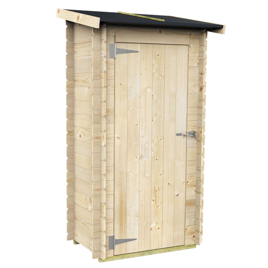 Alce Arturo 94x64 - Abri de jardin en bois - Avec toit &agrave; un versant - 94 x 64 x 188 cm