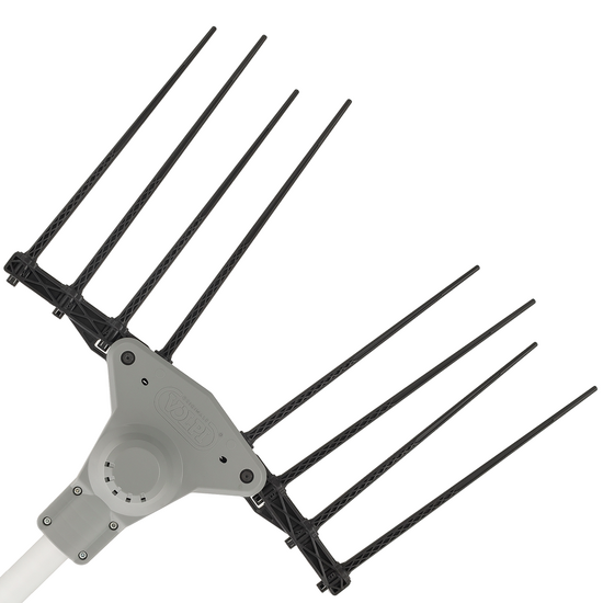 Volpi Super Bomber 185L - Peigne vibreur &eacute;lectrique &agrave; batterie - Perche t&eacute;lescopique 210/300cm