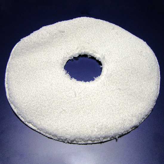Pad en microfibre blanc pour autolaveuse