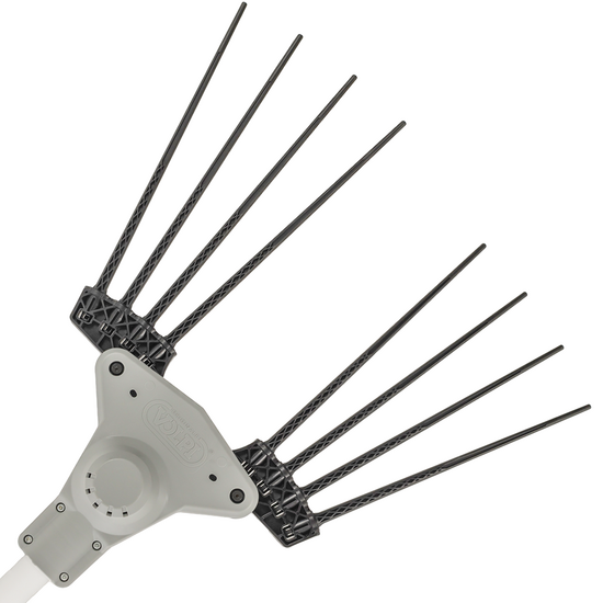 Volpi Super Bomber 195XL - Peigne vibreur &eacute;lectrique &agrave; batterie - Perche t&eacute;lescopique 240/360cm