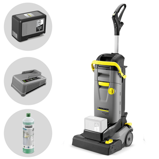 Karcher Pro BR 30/4 C BP Pack - Autolaveuse 3 en 1 : lave, s&egrave;che et aspire