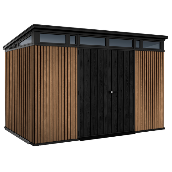 Keter Signature Venetian 11x7 - Abri de jardin - Avec porte &agrave; double battant - 340x218x226 cm