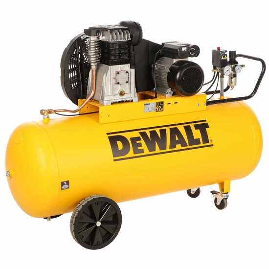 DeWalt DXCMB3M200HE - Compresseur d'air électrique monophasé à courroie - Moteur 3 CV – 200 L