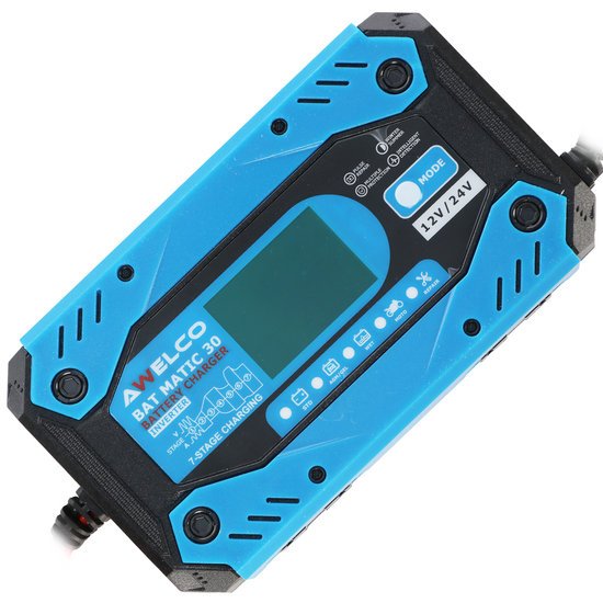Awelco BAT MATIC 30 - Chargeur et mainteneur de charge - 12/24 V