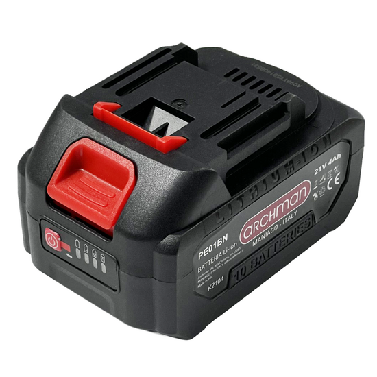 Batterie au lithium 21 V 4 Ah - ARCHMAN