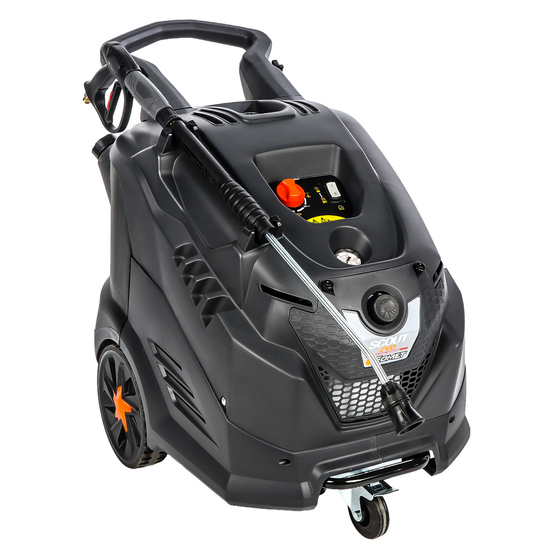 Comet New Scout Evo 160 Extra - Nettoyeur haute pression à eau chaude professionnel - 160 bar max - 600 l/h