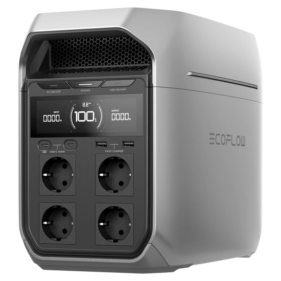EcoFlow Delta 3 Plus - Batterie PowerStation Portable - 1800W - 1024 Wh/51.2V