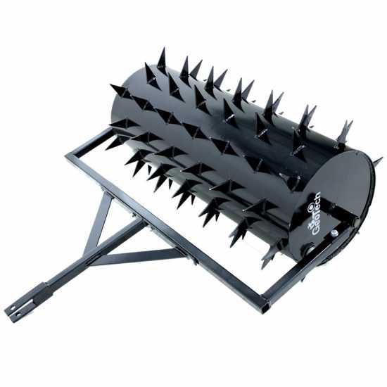 Rouleau compacteur dent&eacute; 92 cm - a&eacute;rateur tract&eacute; en acier pour tondeuse autoport&eacute;e