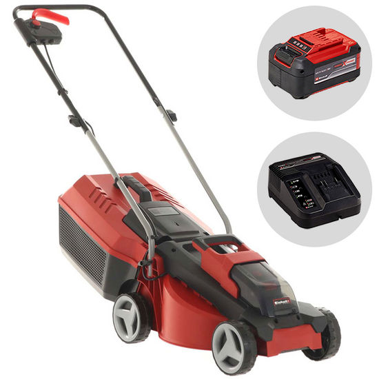 Einhell GE-CM 18/30 Li PXC - Tondeuse &agrave; gazon sur batterie - 18V 5.2Ah - Coupe 30 cm