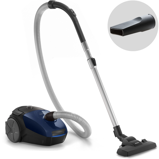 Philips PowerGO bleu FC8240/09 - Aspirateur tra&icirc;neau - Avec sac de 3 litres - 900 W