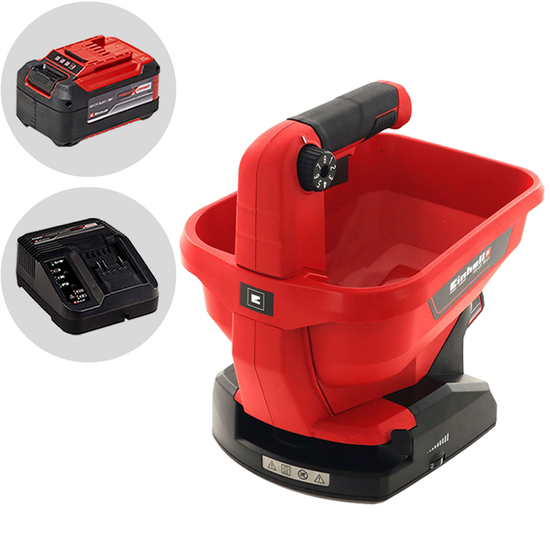 Einhell GE-US 18 Li - Semoir &eacute;pandeur &agrave; batterie - 18V 5.2Ah