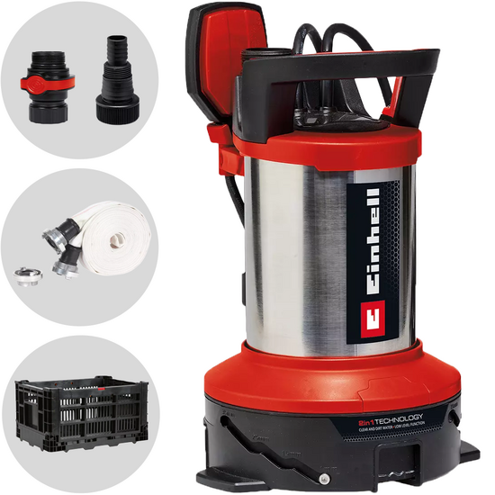 Einhell GE-DP 7535 - Pompe &eacute;lectrique immerg&eacute;e pour eaux charg&eacute;es - 750 W