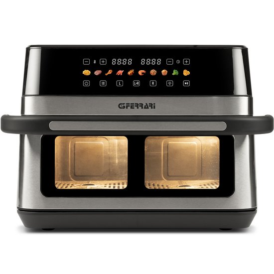 G3 Ferrari Friggisano 6+6 - Friteuse à air chaud 12 L avec double bac