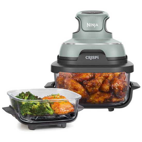 Ninja CRISPi FN101EUSG - Friteuse &agrave; air chaud 9,5 L - Vert sauge