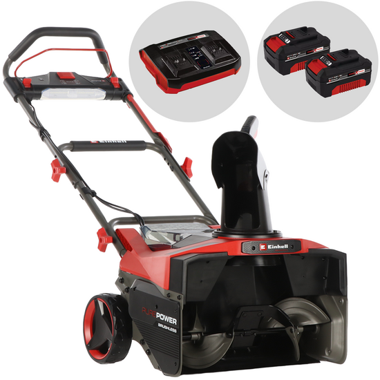 Einhell GP-ST 36/53 Li E BL - Fraise &agrave; neige &agrave; batterie - 36 V - 2 x 18 V 4 Ah