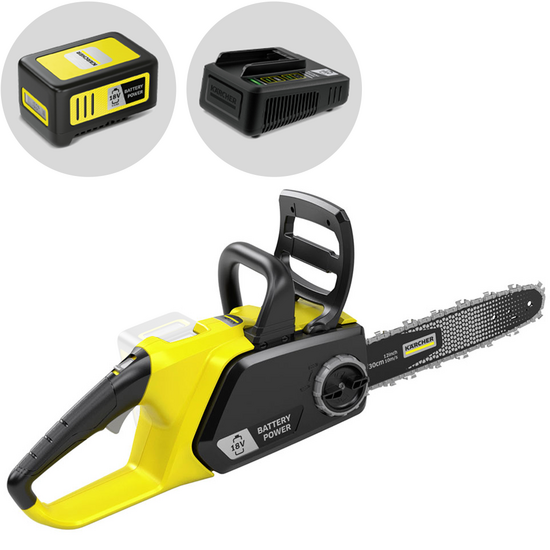 Karcher CNS 18-30 - Tron&ccedil;onneuse &agrave; batterie 18V 5Ah - Lame de 30 cm