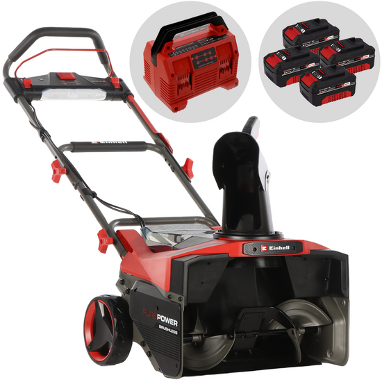 Einhell GP-ST 36/53 Li E BL - Fraise à neige sur batterie - 36V - 4x 18V 4Ah