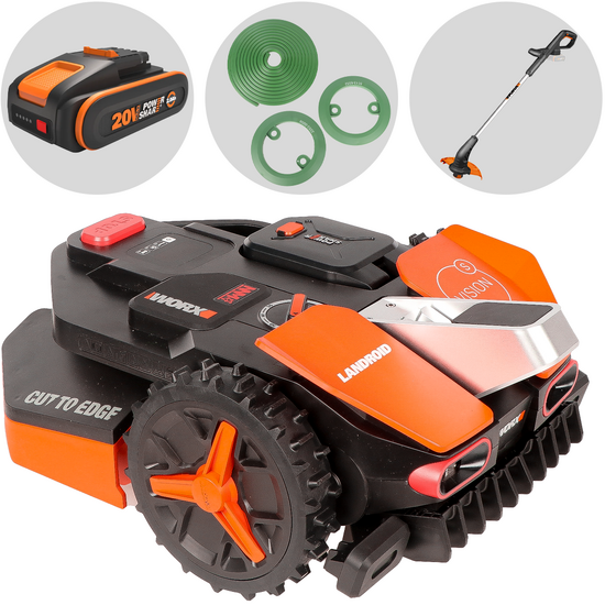 Worx Landroid Vision S250 WR202E - Robot Tondeuse - Sans Installation