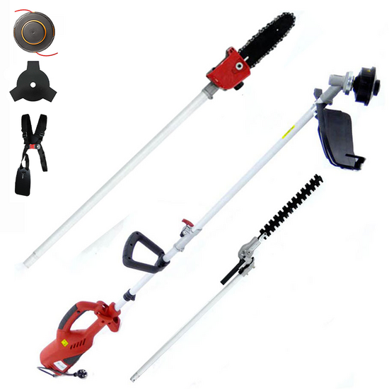 GeoTech BC 1400 Combi - D&eacute;broussailleuse multifonction &eacute;lectrique - 1400 W