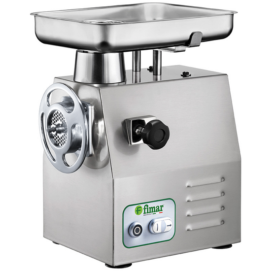 FIMAR 22RG - Hachoir &agrave; viande &eacute;lectrique - 400 V - 1,5 CV - Groupe de hachage en aluminium - Avec inverseur de marche